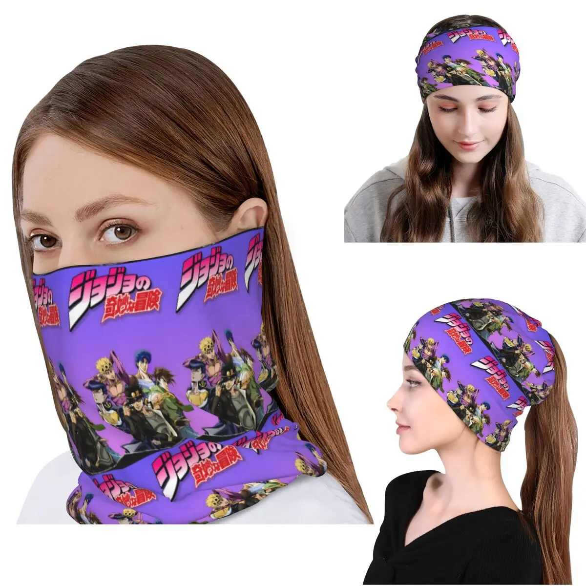 Jojo Bizarre Hat - Jojo Bizarre Adventure Anime Cartoon Bandana