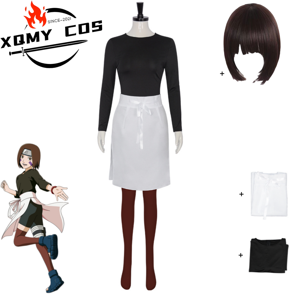 Anime Cosplay Ninja - XQAnime Nohara Rin Cosplay Costume Ninja