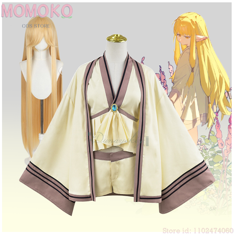 Anime Cosplay Long Hair - Halloween Costume Woman Anime Frieren: Beyond
