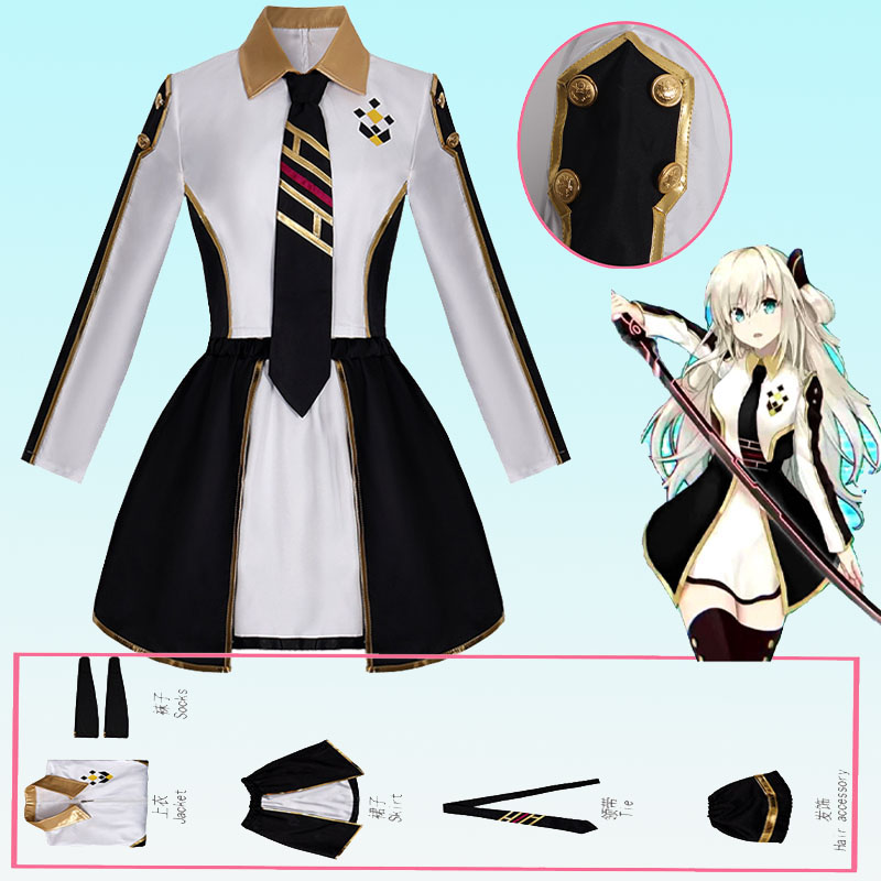 Anime Cosplay Female Characters - Anime Womens Costume Cosplay Suit Sky