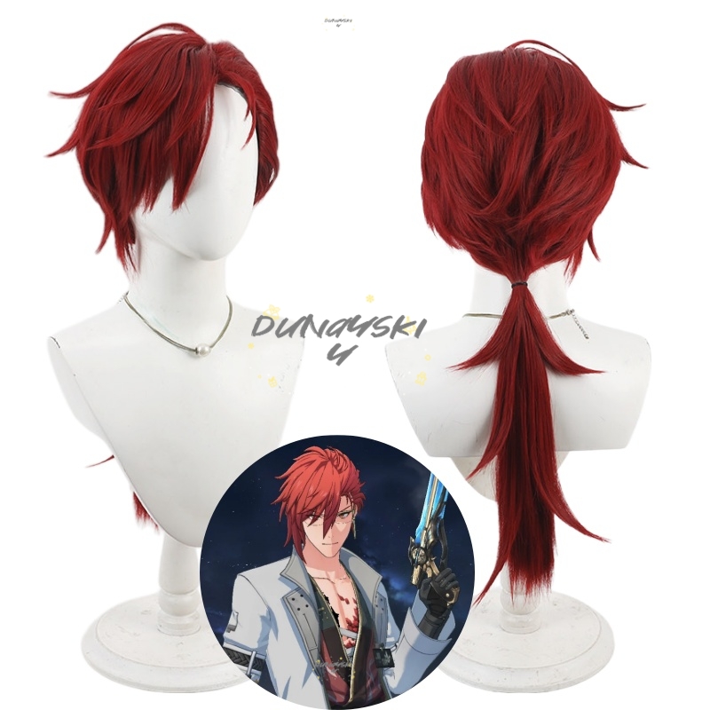 Anime Cosplay Long Hair - Mortefi Long Red Cosplay Wig Wuthering