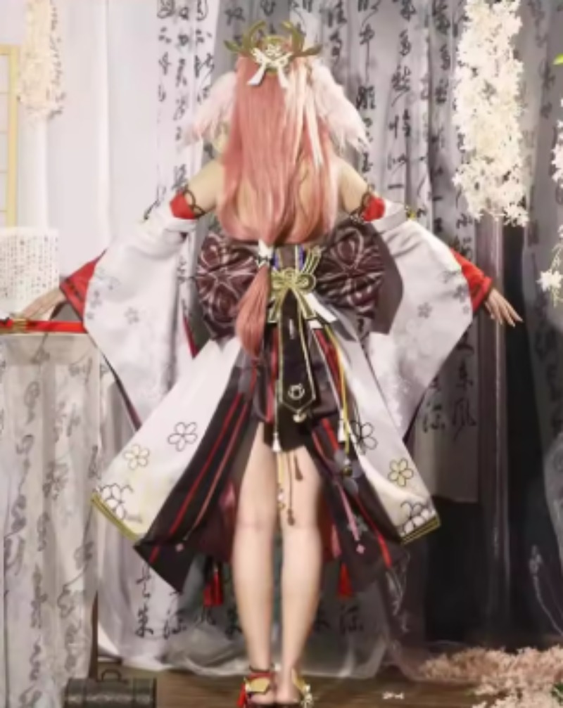Genshin Impact Yae Miko Cospla - Cosplay Anime Yae Miko reseña y precio
