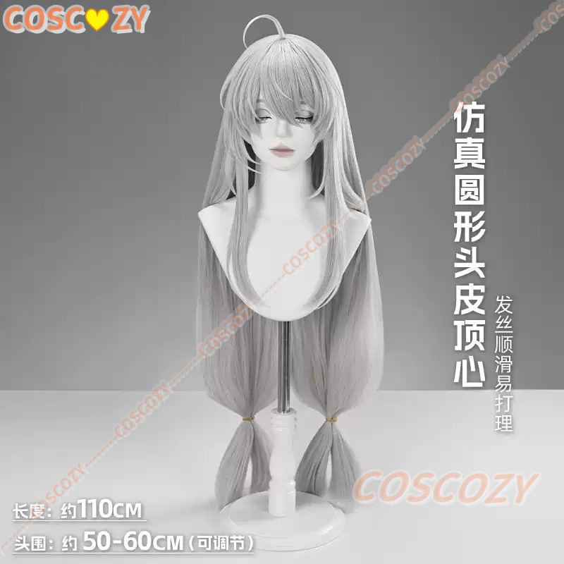 Game Arknights Skadi Cosplay W - Anime Cosplay Long Hair reseña y precio