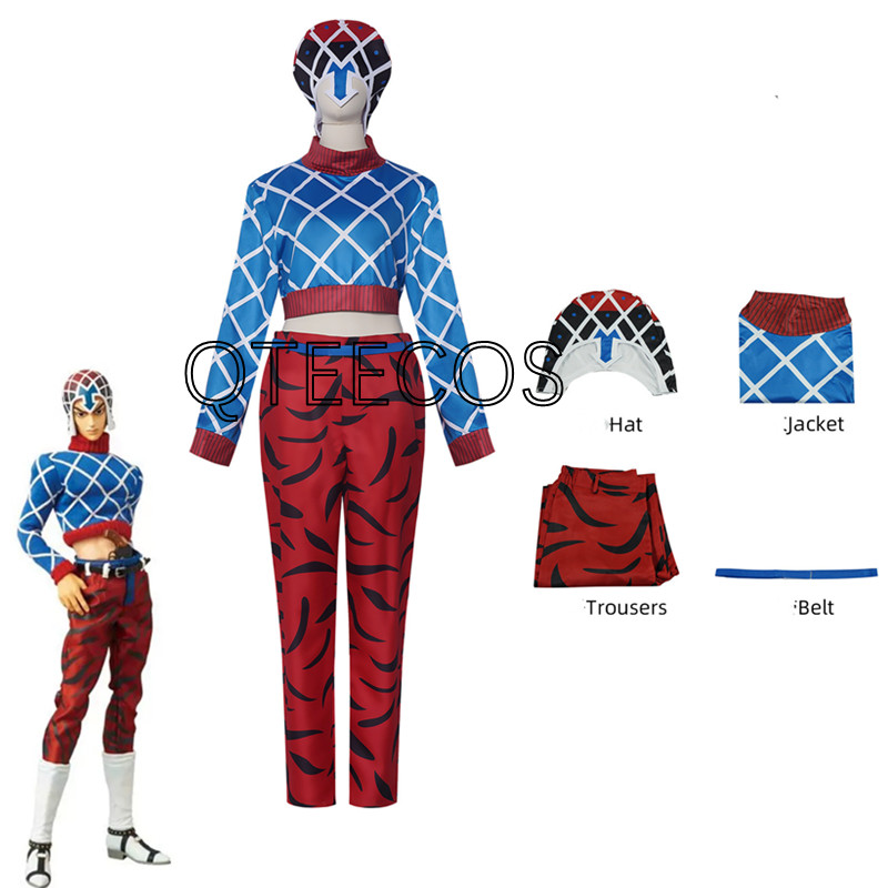 Jojo Guīdo Mista Cosplay Bizar - Jojo Bizarre Hat reseña y precio