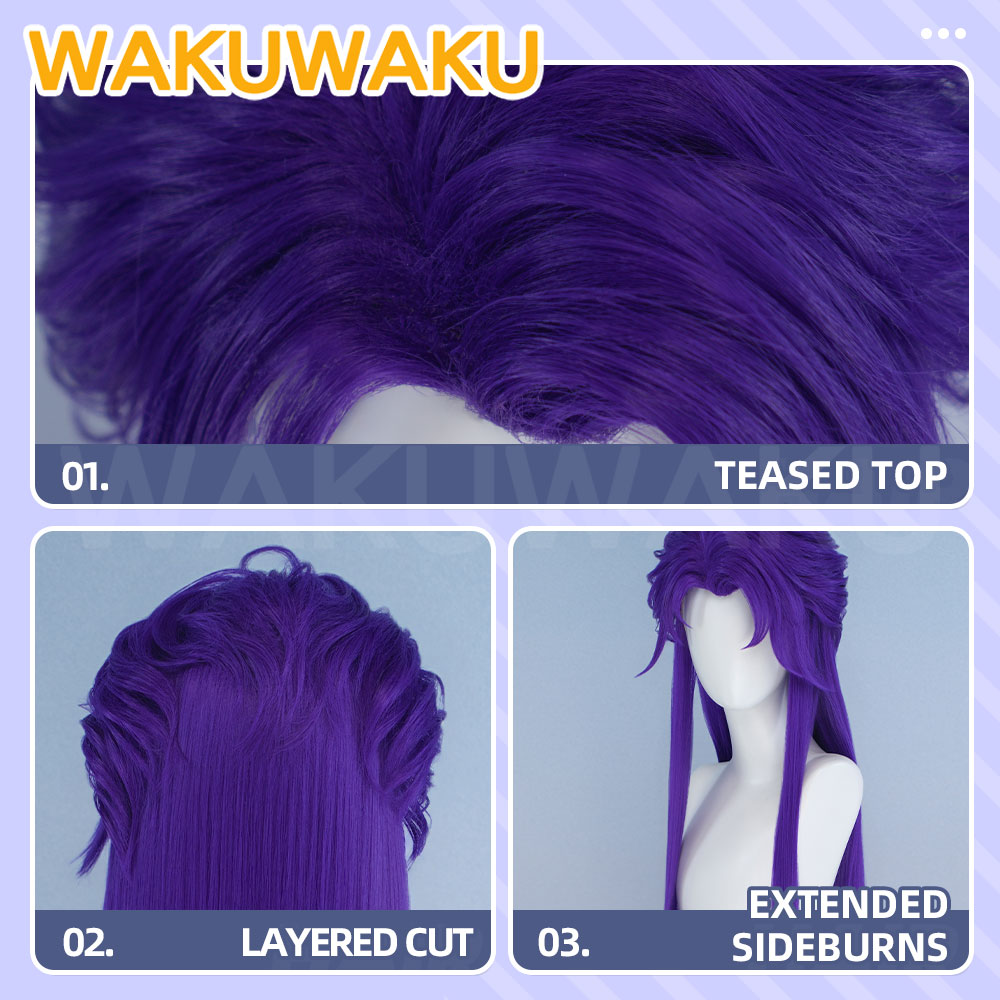 IN STOCK Jester Cosplay Wig Ga - Anime Cosplay Long Hair reseña y precio