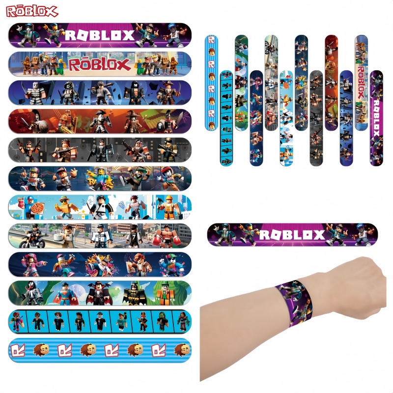 12/24Pcs Roblox Game Elasticit - Anime Cosplay Roblox reseña y precio