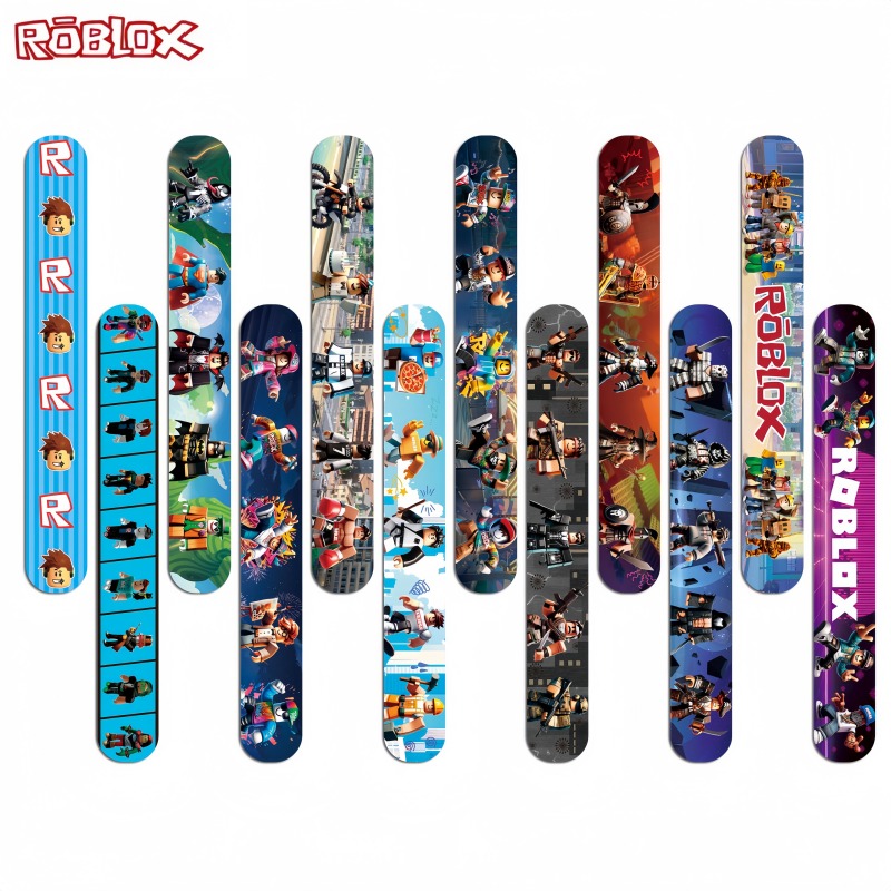 12/24Pcs Roblox Game Elasticit - Anime Cosplay Roblox reseña y precio