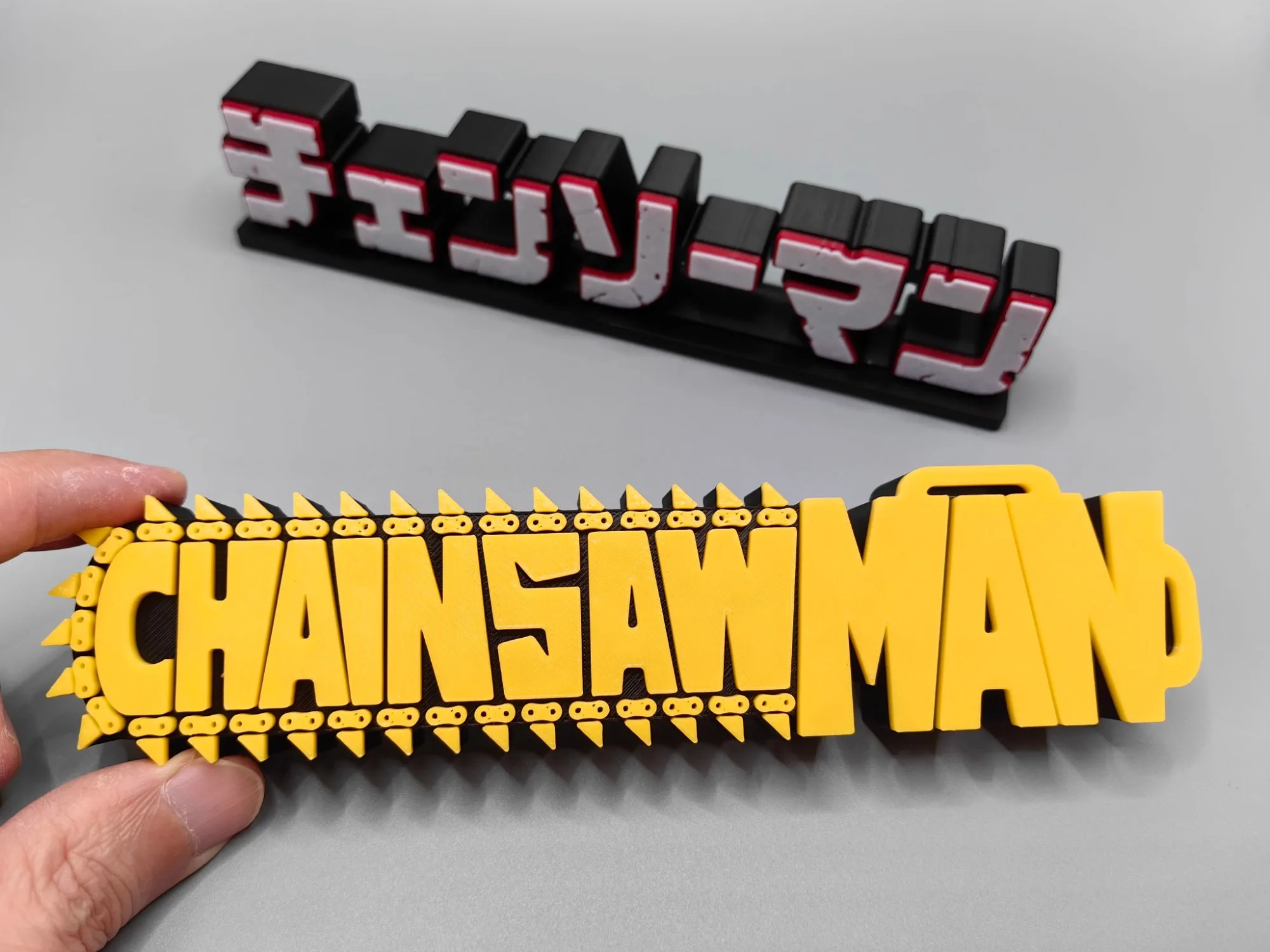 Anime Chainsaw Man 3D Logo Mod - Chainsaw Man Cosplay reseña y precio