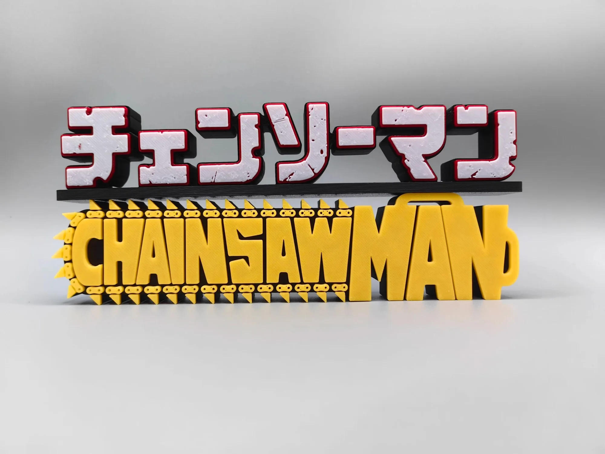 Anime Chainsaw Man 3D Logo Mod - Chainsaw Man Cosplay reseña y precio