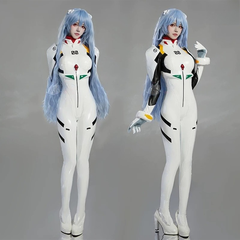 Rei Ayanami Plugsuit Cosplay C - Anime Cosplay Bodysuit reseña y precio