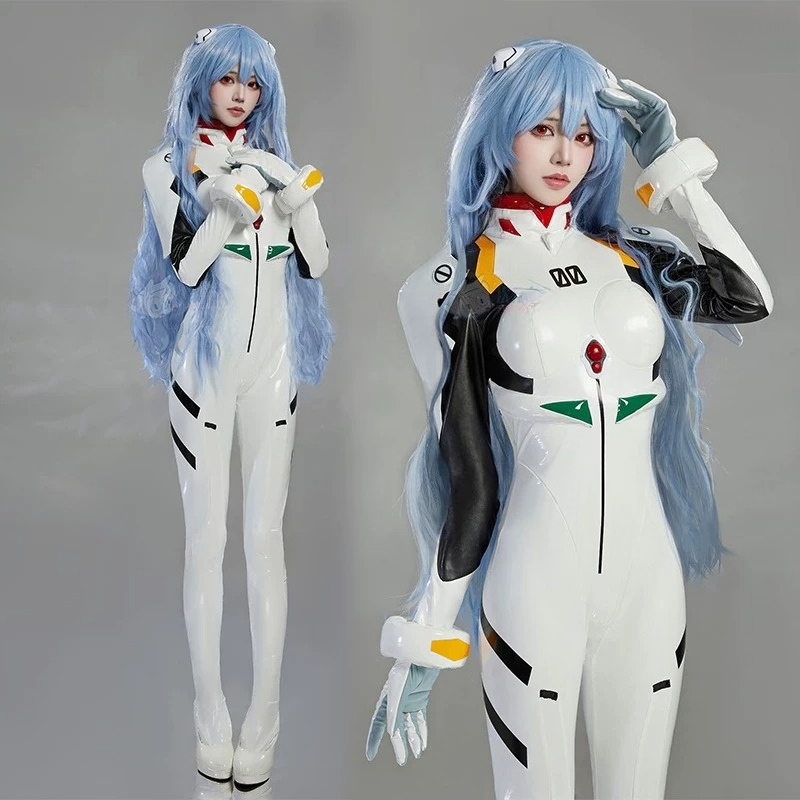 Rei Ayanami Plugsuit Cosplay C - Anime Cosplay Bodysuit reseña y precio