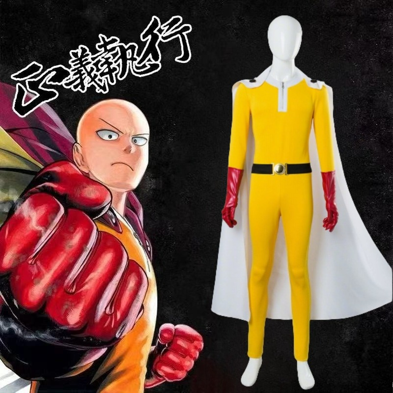 One Punch Man Saitama Cosplay  - Anime Cosplay One Punch Man reseña y precio
