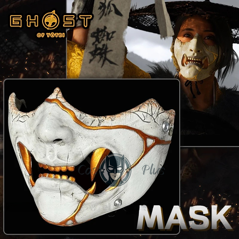 Game Ghost of Yotei Atsu Mask  - Anime Cosplay Female Characters reseña y precio