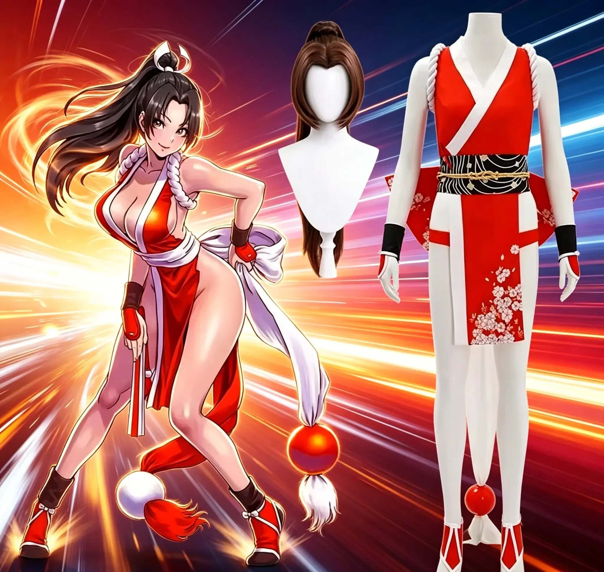 2026 New Women’s Ninja Themed  - Anime Cosplay Ninja reseña y precio