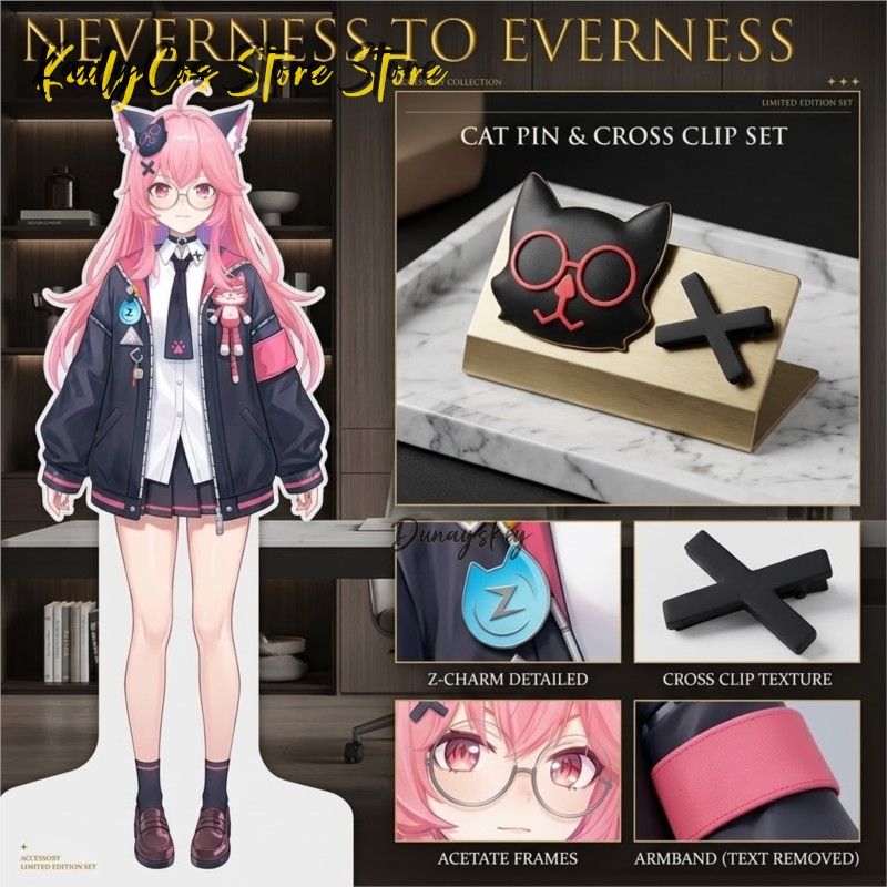 Game Neverness To Everness Min - Anime Cosplay Long Hair reseña y precio