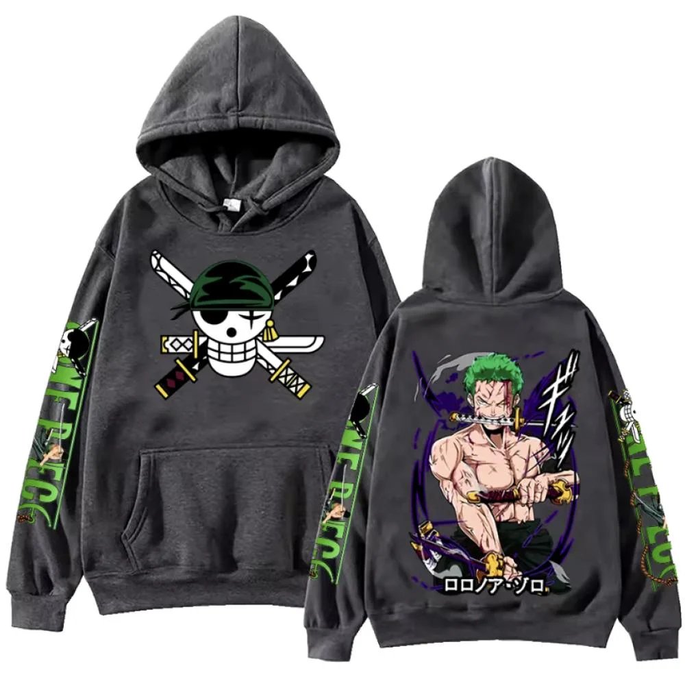 One Piece Zoro Anime Hoodie Sw - Anime Cosplay Shop reseña y precio