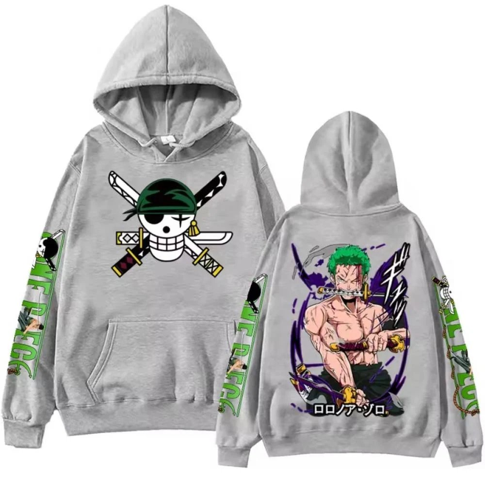 One Piece Zoro Anime Hoodie Sw - Anime Cosplay Shop reseña y precio