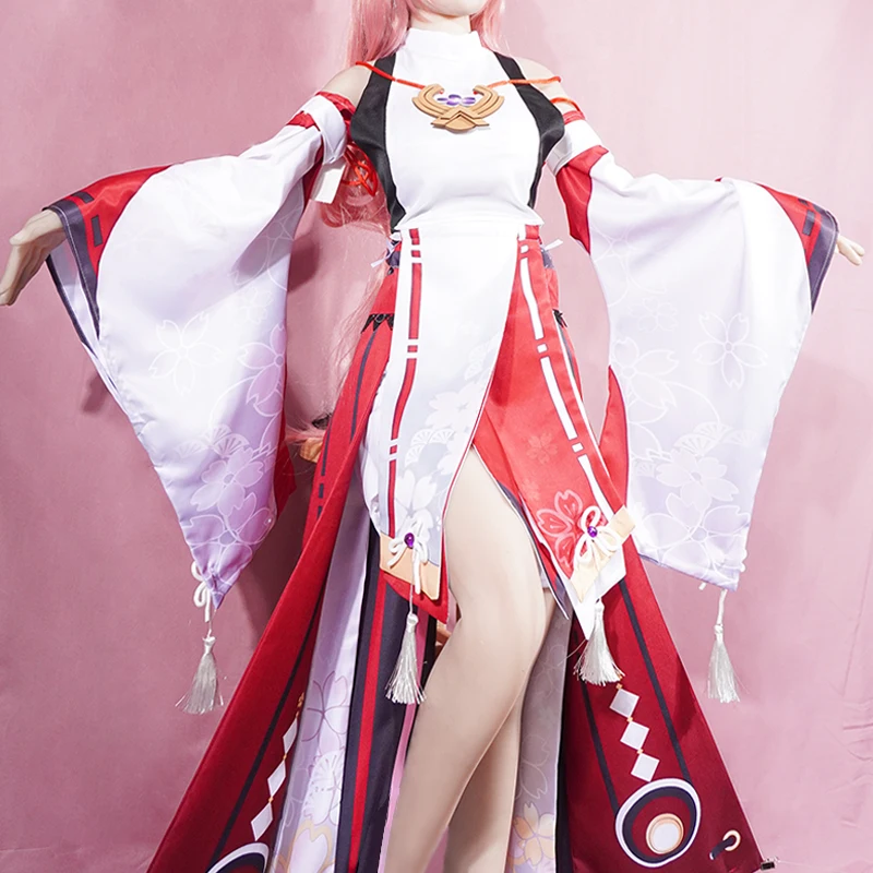 Yae Miko Cosplay Costume Impac - Cosplay Anime Yae Miko reseña y precio