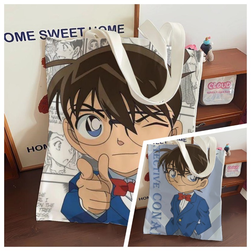 Cute Conan Anime Canvas Bag La - Anime Cosplay Shop reseña y precio