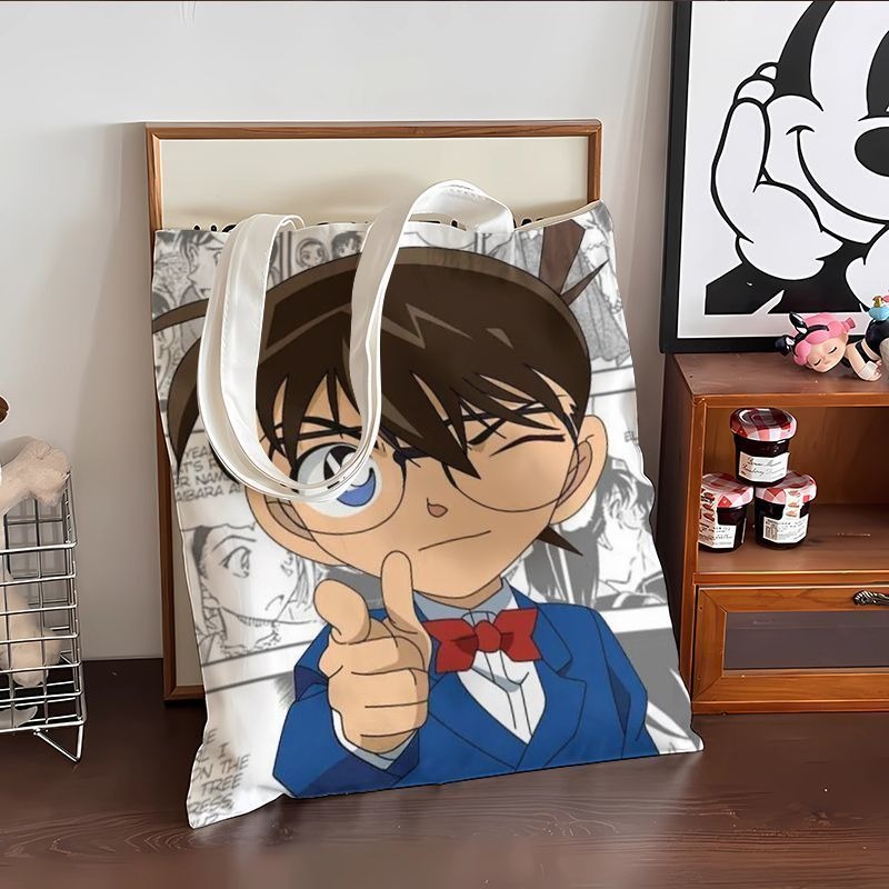 Cute Conan Anime Canvas Bag La - Anime Cosplay Shop reseña y precio
