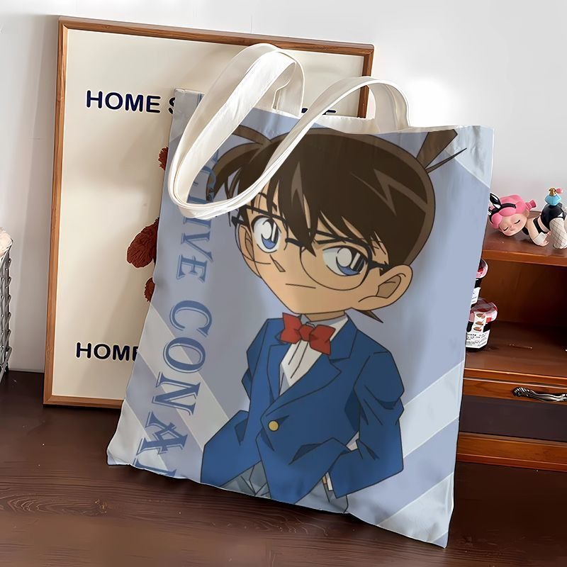 Cute Conan Anime Canvas Bag La - Anime Cosplay Shop reseña y precio