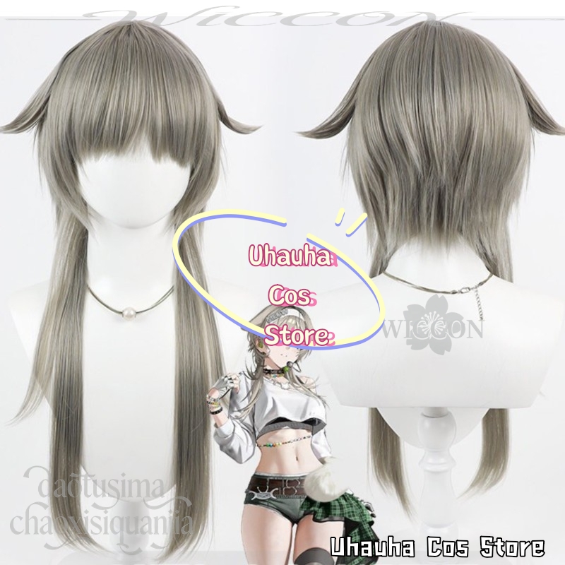 CR6.9*Prika Gray Fashion Y2K K - Anime Cosplay Long Hair reseña y precio