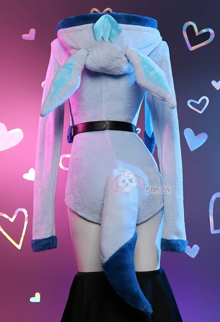 Blue Furry Vaporeon Bodysuit A - Anime Cosplay Bodysuit reseña y precio
