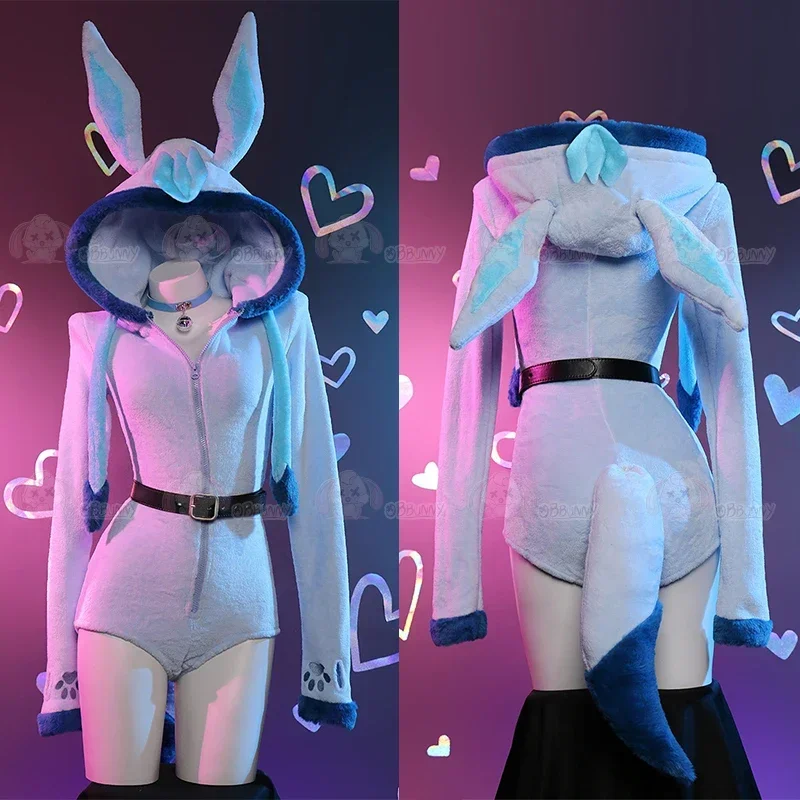 Blue Furry Vaporeon Bodysuit A - Anime Cosplay Bodysuit reseña y precio