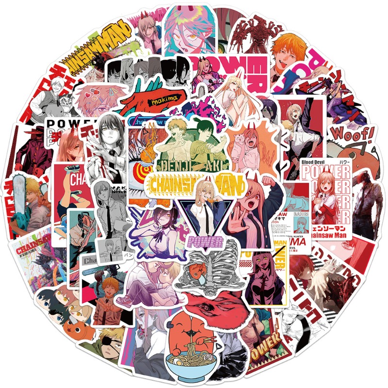 50pcs Anime Chainsaw Man Stick - Chainsaw Man Cosplay reseña y precio