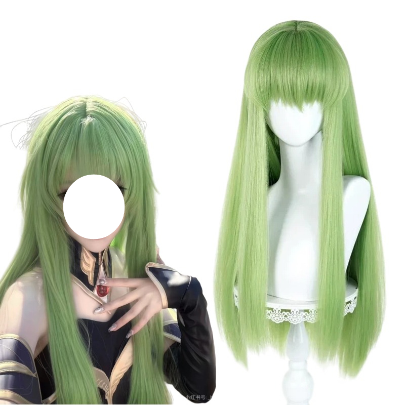 Anime CC Cosplay Green Wig Lon - Anime Cosplay Long Hair reseña y precio