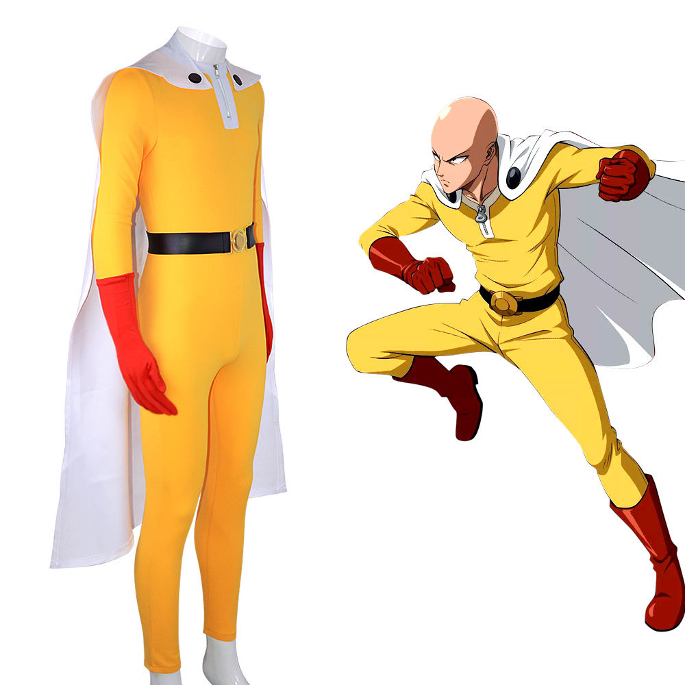 One Punch Man Saitama Cosplay  - Anime Cosplay One Punch Man reseña y precio