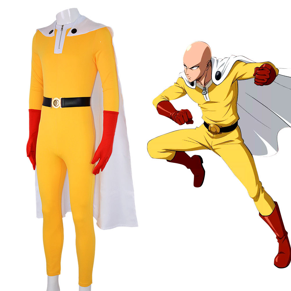 One Punch Man Saitama Cosplay  - Anime Cosplay One Punch Man reseña y precio