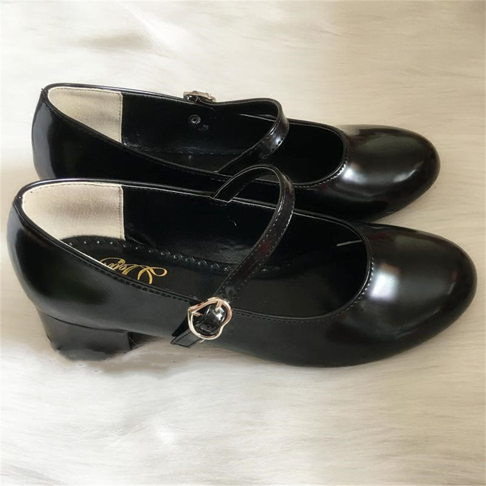 Low Heel Round Head PU Shoes G - Cosplay Korean Anime reseña y precio