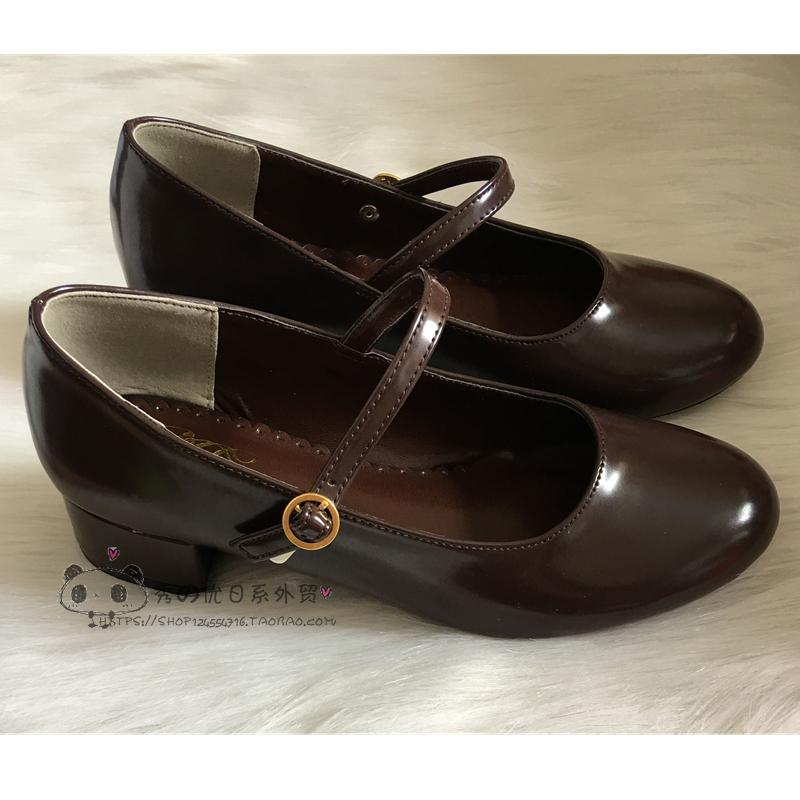 Low Heel Round Head PU Shoes G - Cosplay Korean Anime reseña y precio