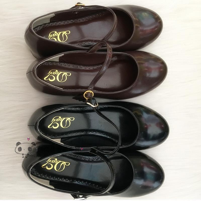Low Heel Round Head PU Shoes G - Cosplay Korean Anime reseña y precio