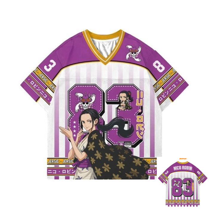 83 Jersey One Piece Nico Robin - Cosplay Korean Anime reseña y precio