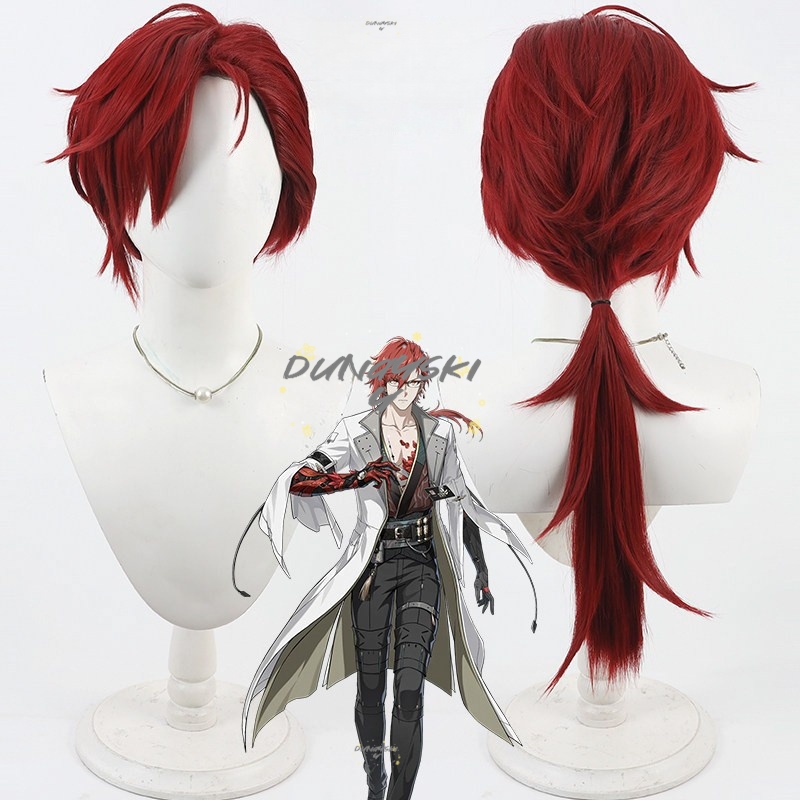 Mortefi Long Red Cosplay Wig W - Anime Cosplay Long Hair reseña y precio