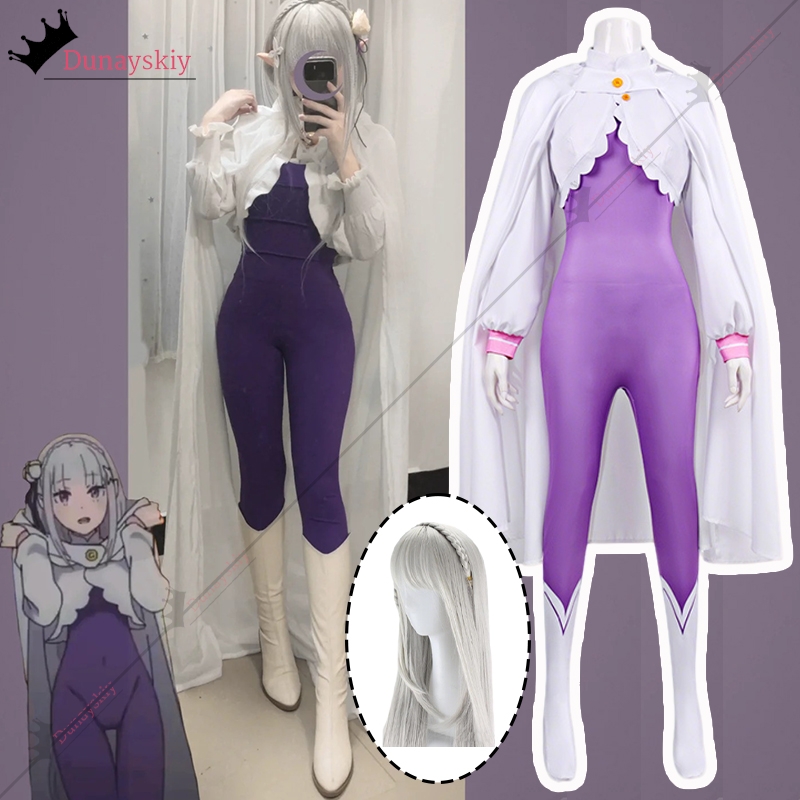 Cosplay Emilia Tight-Fitting B - Anime Cosplay Bodysuit reseña y precio